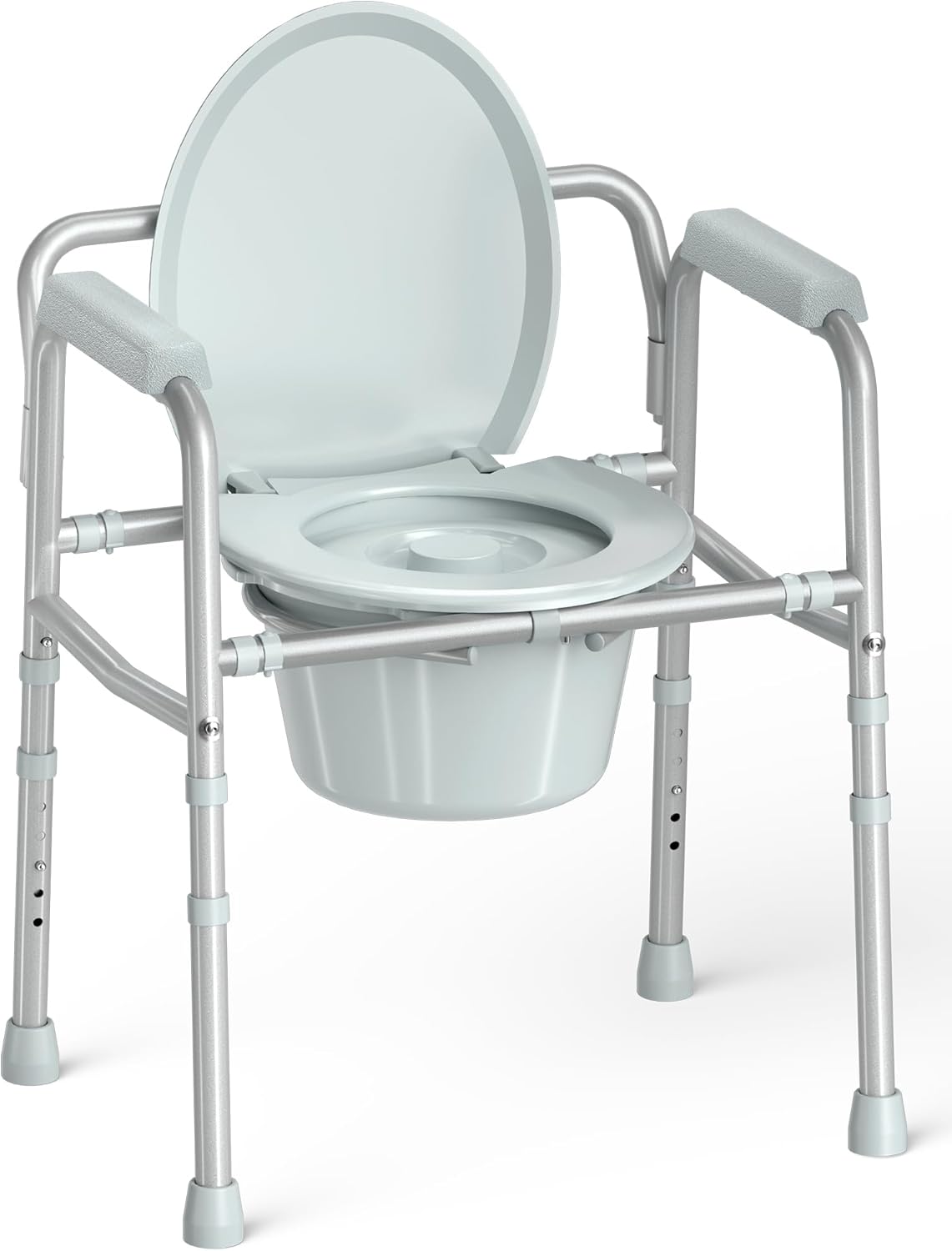 Drop-Arm Commode Chair — Toileting