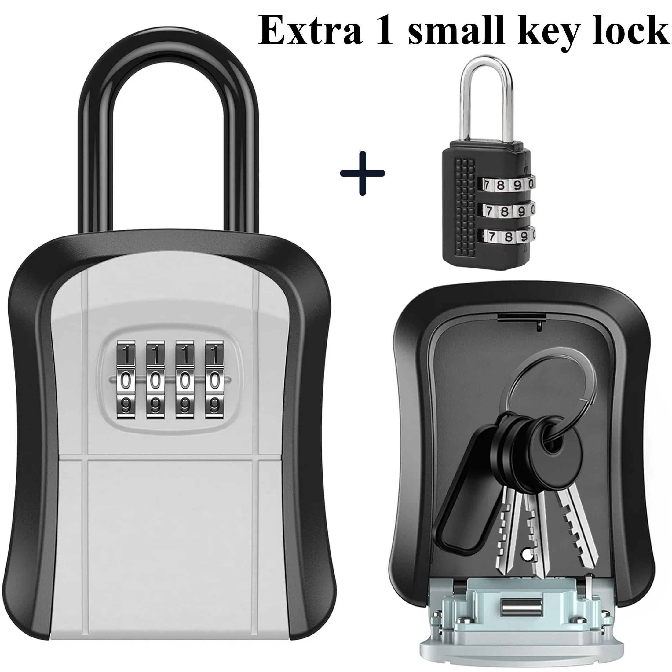 Wall-Mounted Key Lock Box — Home Safety