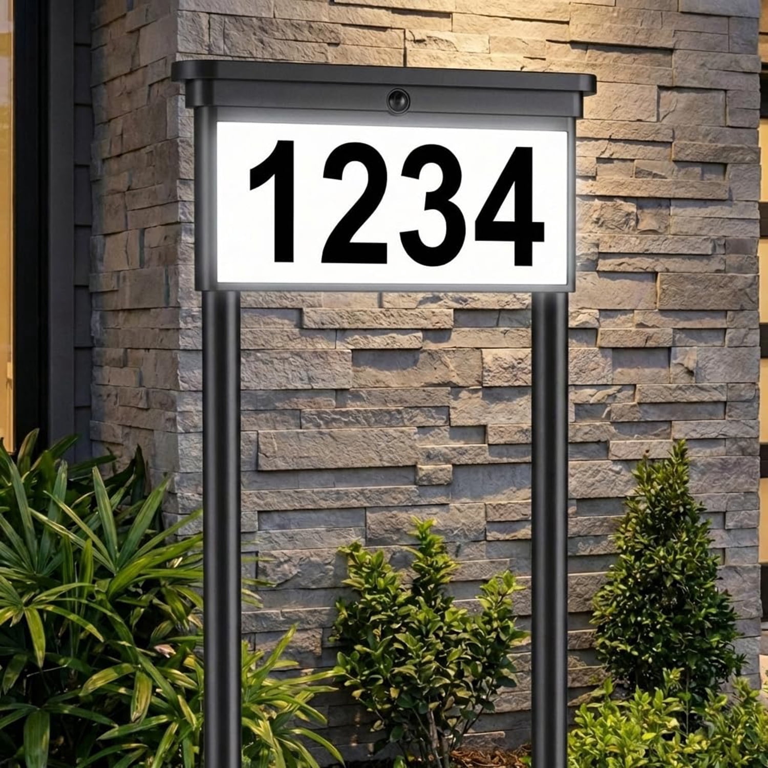 Lighted Address Numbers — Home Safety