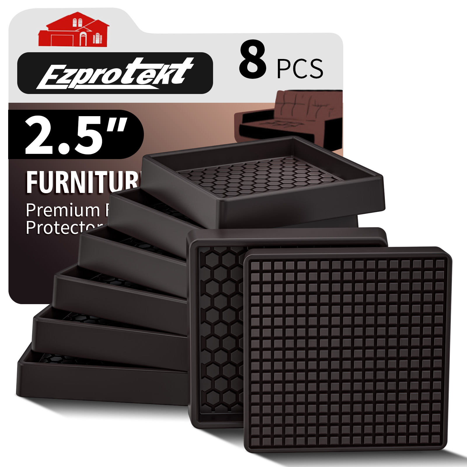 Sofa Leg Non-Slip Pads — Home Safety