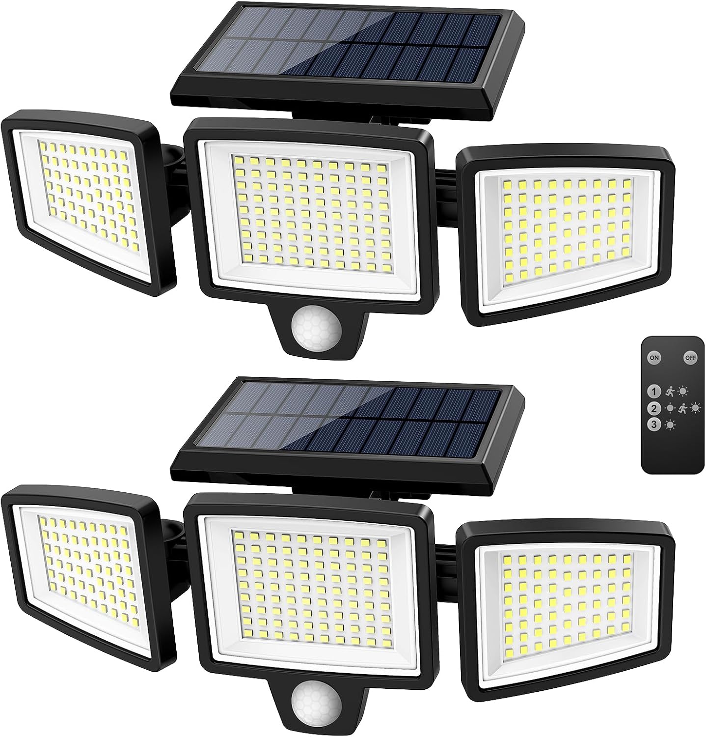 Solar Motion Sensor Outdoor Light — Home Safety