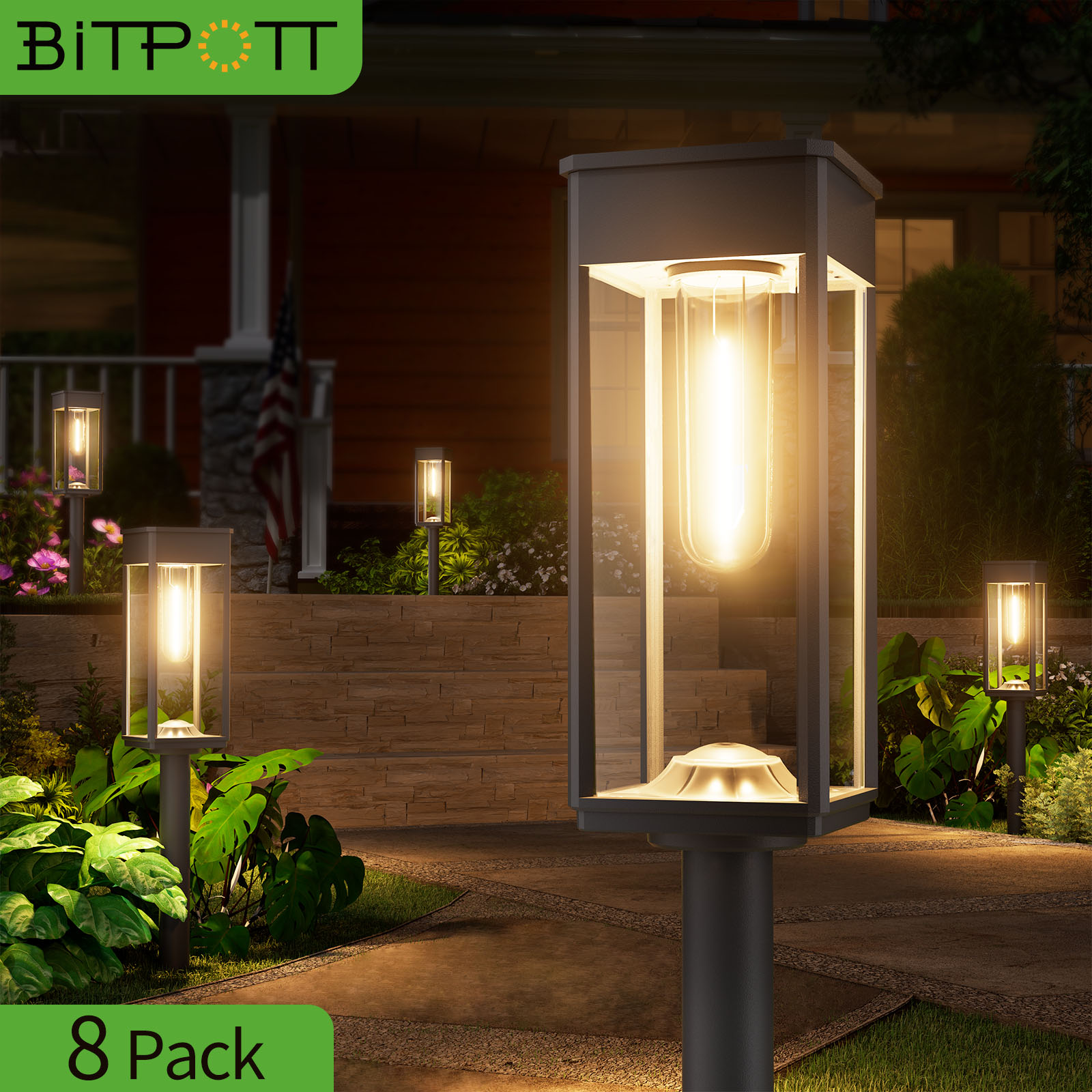 Solar Path Lights for Walkways — Home Safety