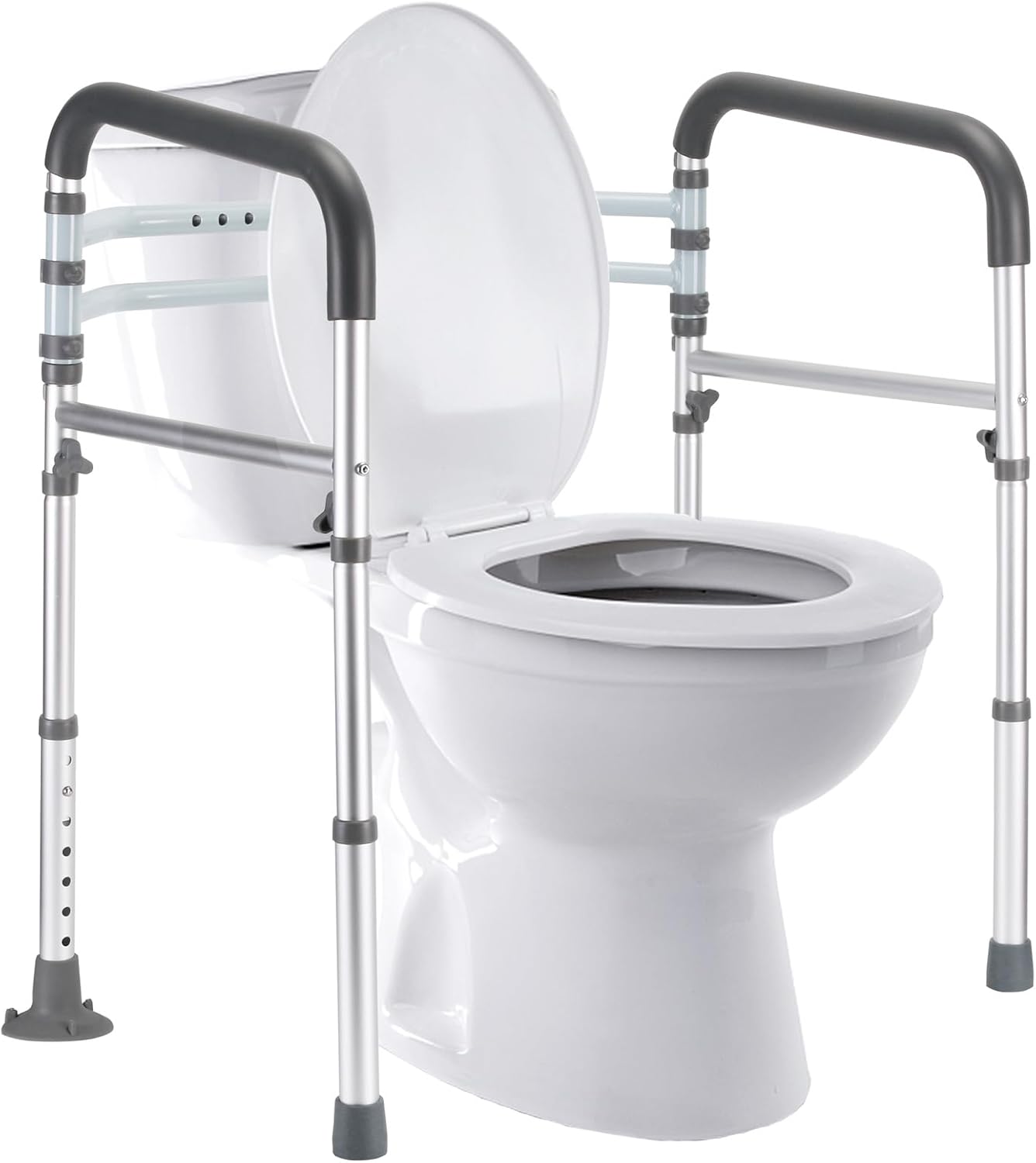 Toilet Safety Frame with Arm Wings — Bathroom Safety