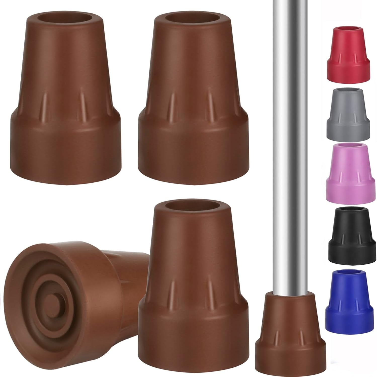 Walker Ferrule Glide Tip Set — Mobility & Walking Aids